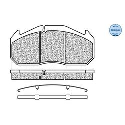 Sada brzdových platničiek kotúčovej brzdy MEYLE 025 291 1328 - obr. 1