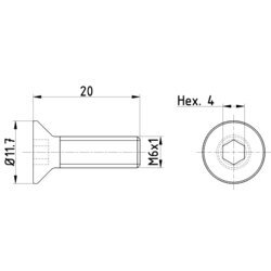 Skrutka brzdového kotúča MINTEX TPM0015