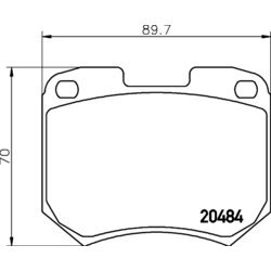 Sada brzdových platničiek kotúčovej brzdy MINTEX MDB1130