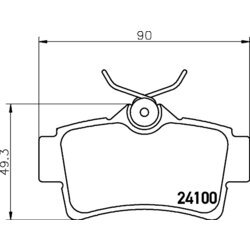 Sada brzdových platničiek kotúčovej brzdy MINTEX MDB2139