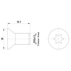 Skrutka brzdového kotúča MINTEX TPM0011