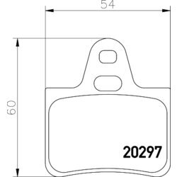 Sada brzdových platničiek kotúčovej brzdy MINTEX MDB1077