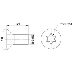 Skrutka brzdového kotúča MINTEX TPM0016