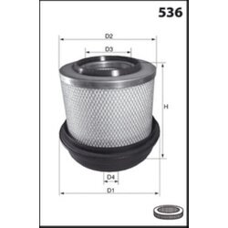 Vzduchový filter MISFAT R469 - obr. 1