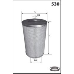 Vzduchový filter MISFAT RM887 - obr. 1