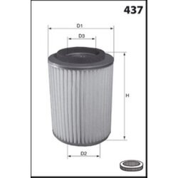 Vzduchový filter MISFAT R754