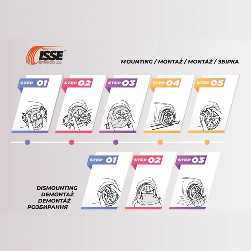 Textilné snehové reťaze Isse Easysock L 2 ks - obr. 4