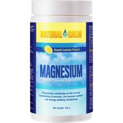 Magnezium NATURAL CALM citrát horčíka - sladký citrón 150g MIX