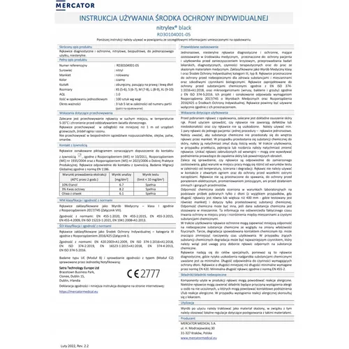 Nitrilové rukavice Nitrylex Basic veľkosť S, 100 ks - obr. 1