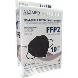 Respirátor skladací FFP2 čierny MIX - obr. 2