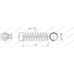 Pružina podvozku MONROE SP1752