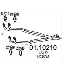 Výfukové potrubie MTS 01.10210