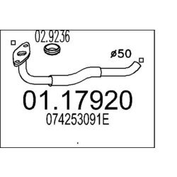 Výfukové potrubie MTS 01.17920