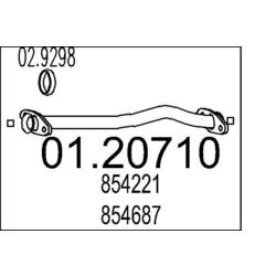 Výfukové potrubie MTS 01.20710