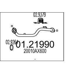 Výfukové potrubie MTS 01.21990