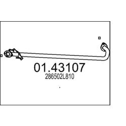 Výfukové potrubie MTS 01.43107