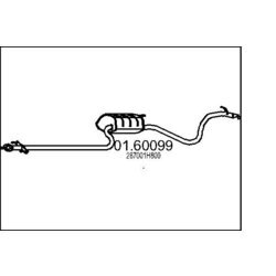 Koncový tlmič výfuku MTS 01.60099