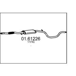 Koncový tlmič výfuku MTS 01.61226