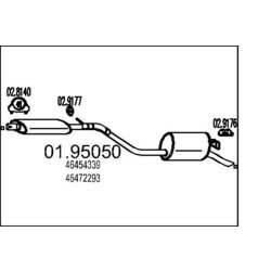 Koncový tlmič výfuku MTS 01.95050