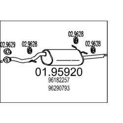 Koncový tlmič výfuku MTS 01.95920