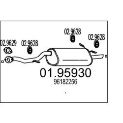 Koncový tlmič výfuku MTS 01.95930