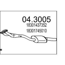 Katalyzátor MTS 04.3005