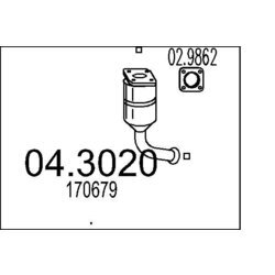 Katalyzátor MTS 04.3020