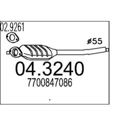 Katalyzátor MTS 04.3240