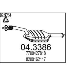 Katalyzátor MTS 04.3386