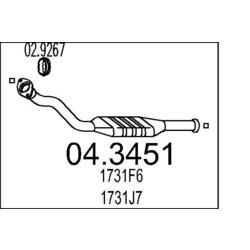 Katalyzátor MTS 04.3451