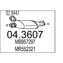 Katalyzátor MTS 04.3607