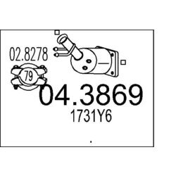Katalyzátor MTS 04.3869