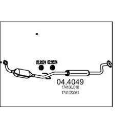 Katalyzátor MTS 04.4049