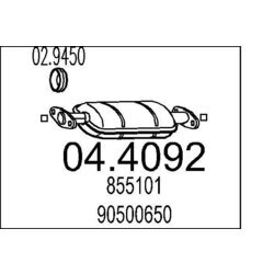 Katalyzátor MTS 04.4092