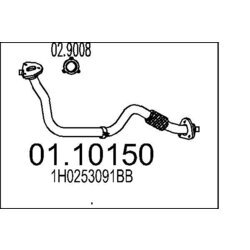 Výfukové potrubie MTS 01.10150