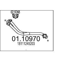 Výfukové potrubie MTS 01.10970