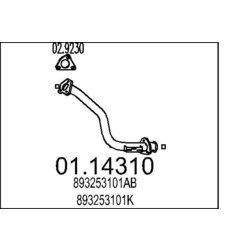 Výfukové potrubie MTS 01.14310
