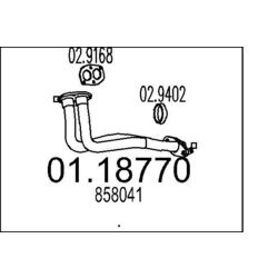Výfukové potrubie MTS 01.18770