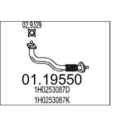 Výfukové potrubie MTS 01.19550