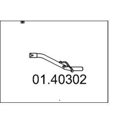 Výfukové potrubie MTS 01.40302