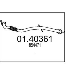 Výfukové potrubie MTS 01.40361