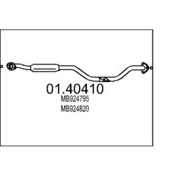 Výfukové potrubie MTS 01.40410