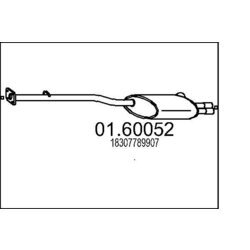 Koncový tlmič výfuku MTS 01.60052