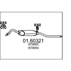 Koncový tlmič výfuku MTS 01.60321