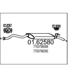 Koncový tlmič výfuku MTS 01.62580