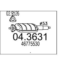 Katalyzátor MTS 04.3631