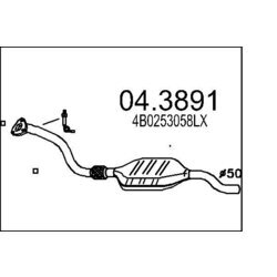 Katalyzátor MTS 04.3891