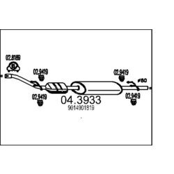 Katalyzátor MTS 04.3933