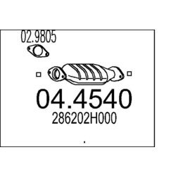 Katalyzátor MTS 04.4540