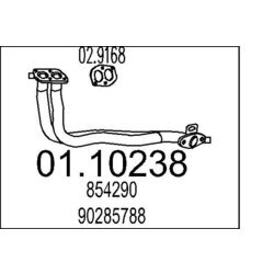 Výfukové potrubie MTS 01.10238